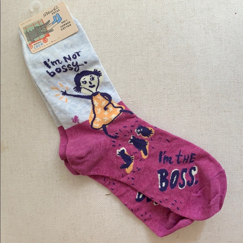 Socks - “I’m not bossy, I’m the boss”